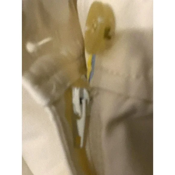 Talbots Pants Embroidered Nautical Sz 4 Ivory Girlfriend Chinos Ankle Length - Picture 12 of 12